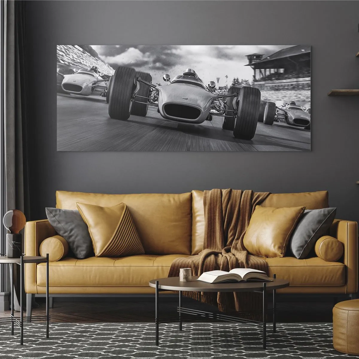 Glastavla - Bild på glas - Kraften finns! - 120x50 cm