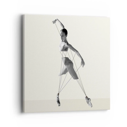 Canvastavla - Bild på duk - I världens teater - 40x40 cm