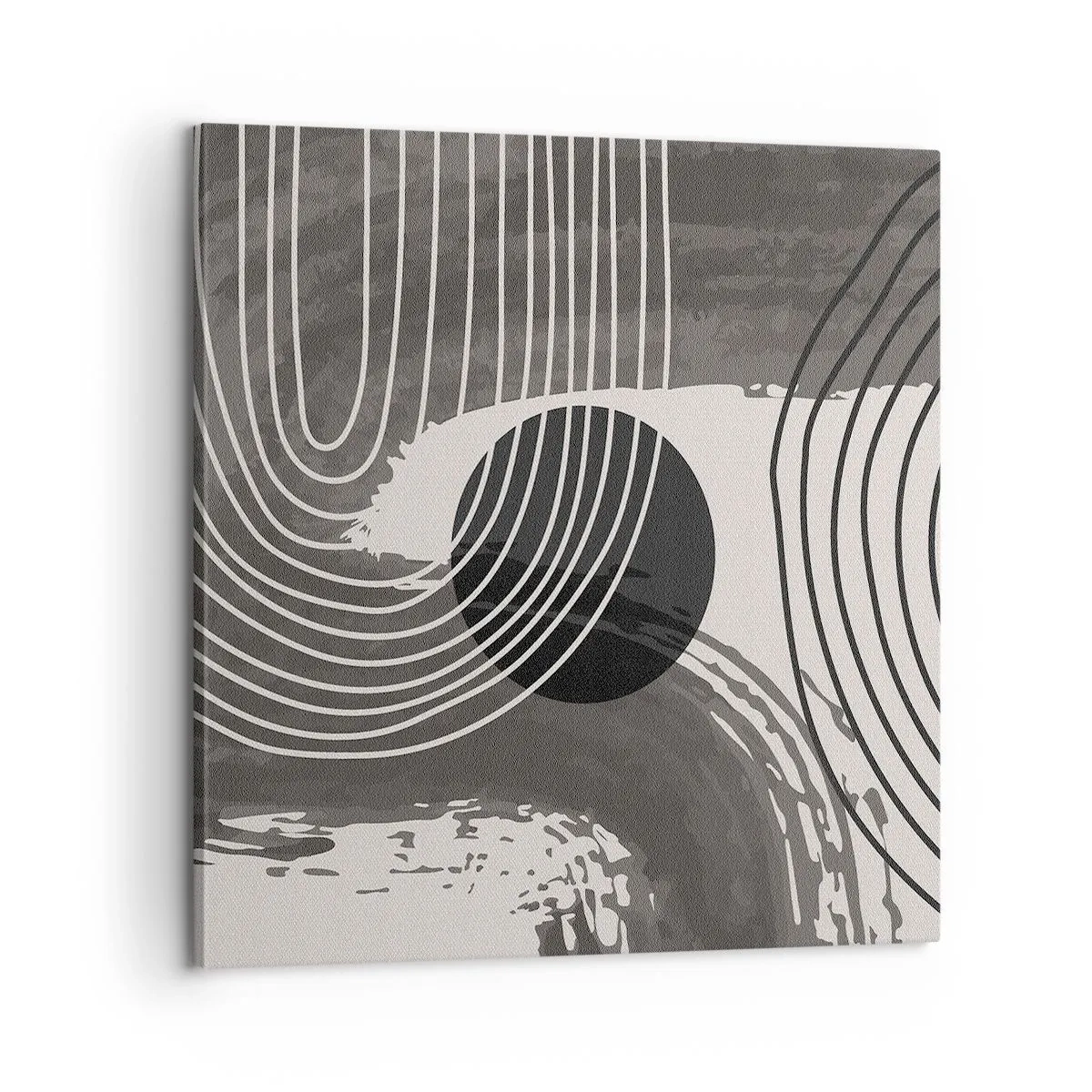 Canvastavla - Bild på duk - Ovalen vinner - 60x60 cm