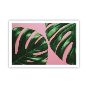 Affisch - Grön rendez-vous - 91x61 cm