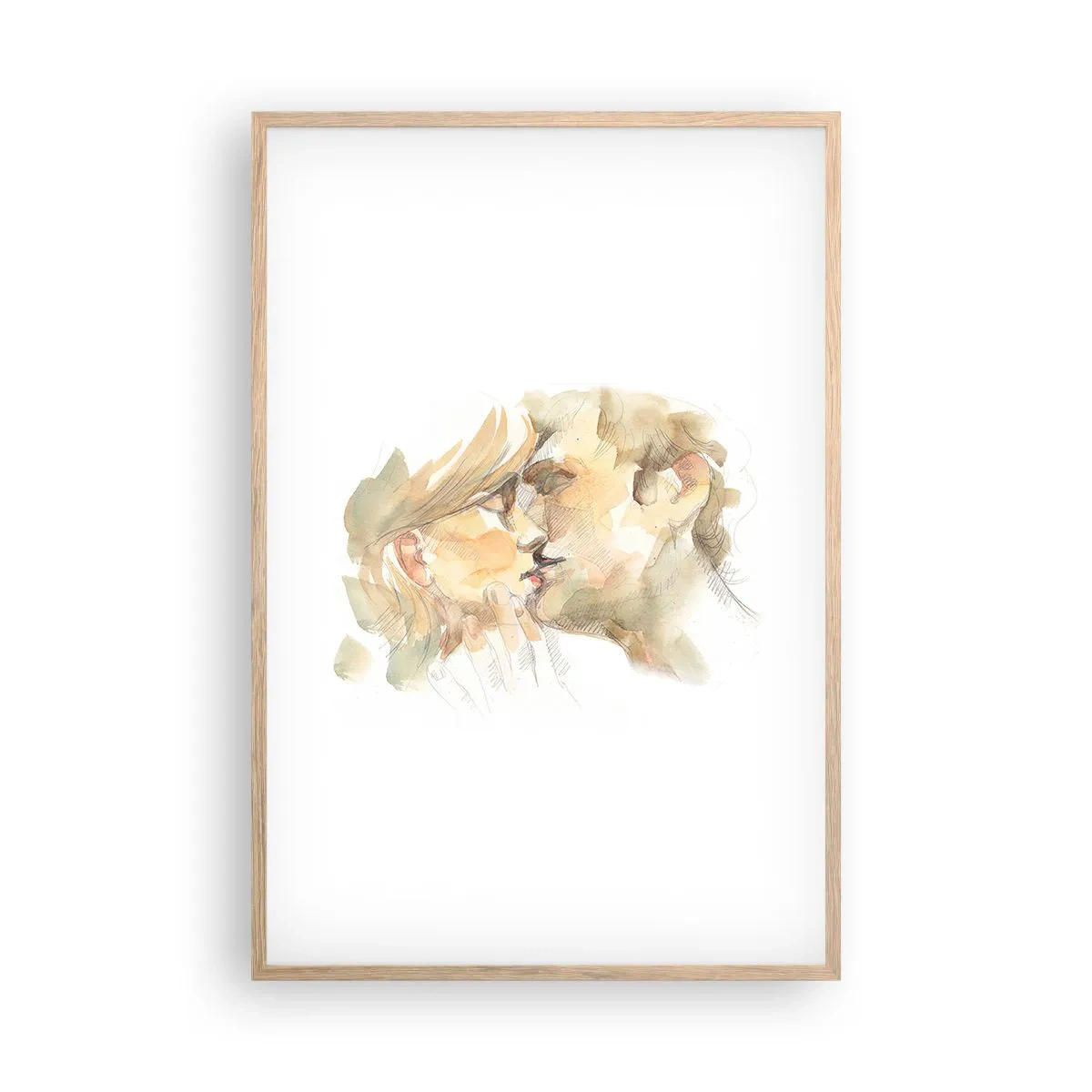 Affisch i ram av ljusek - Upphittad hälft? - 61x91 cm