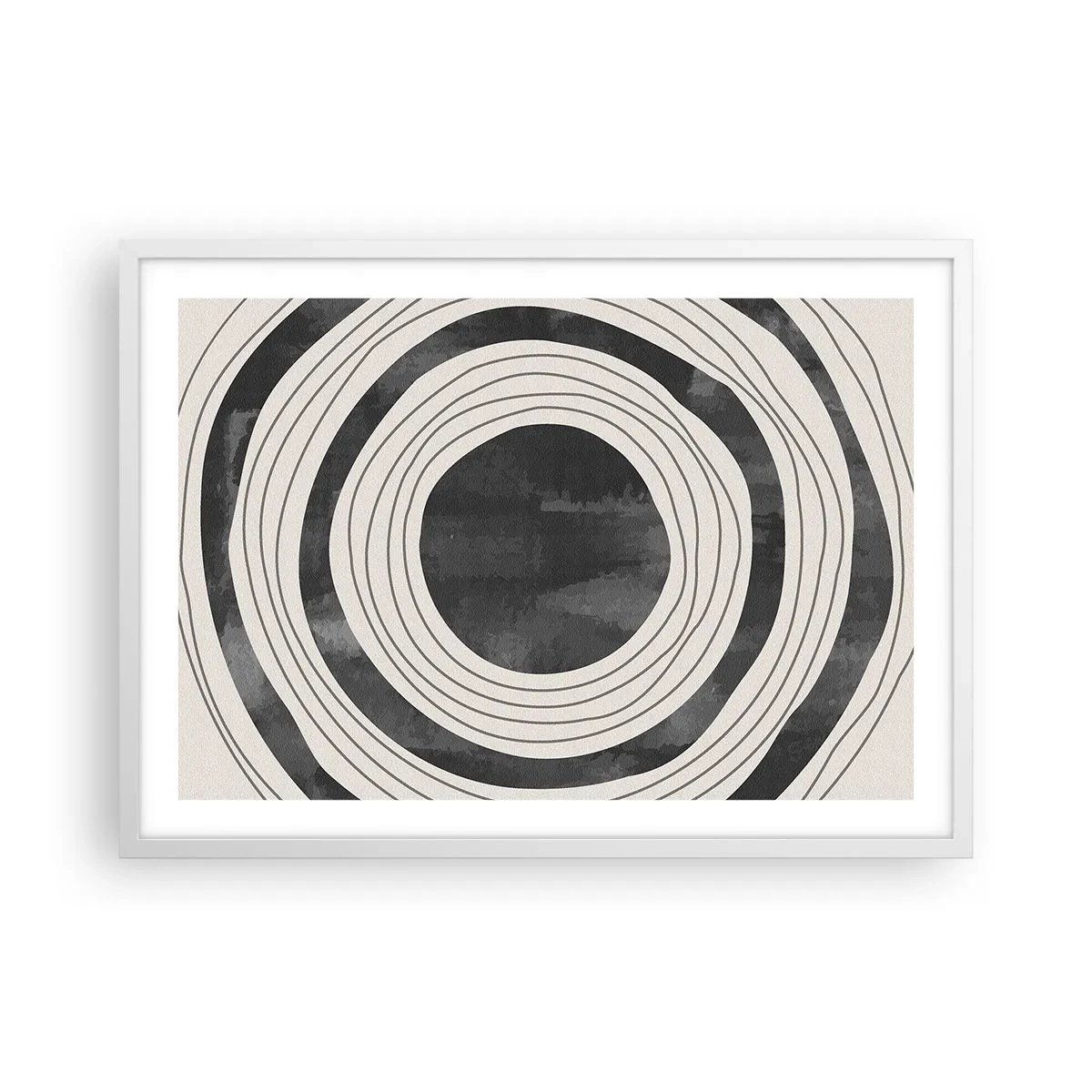 Affisch i vit ram - I själva kärnan - 70x50 cm