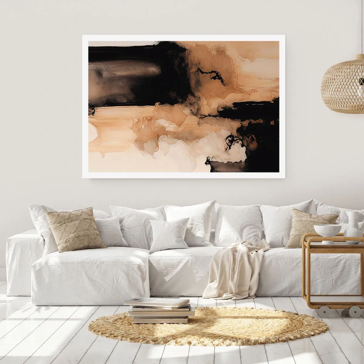 Affisch - Intrigerande abstraktion - 100x70 cm