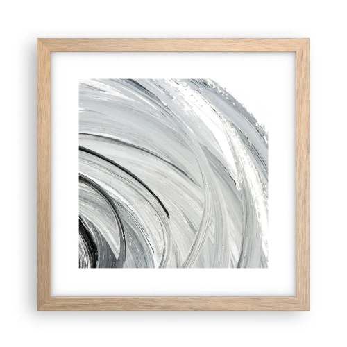 Affisch i ram av ljusek - Orbital komposition - 30x30 cm