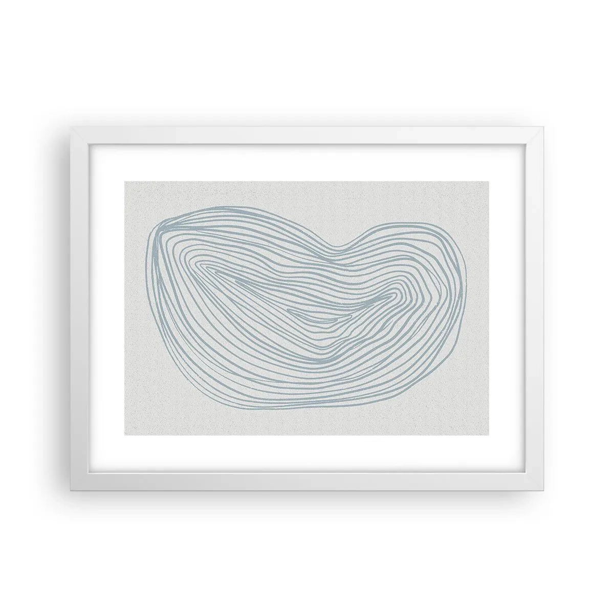 Affisch i vit ram - Droppens leende - 40x30 cm