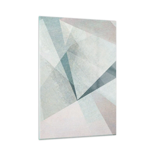 Glastavla - Bild på glas - Lugnt trots dynamiskt - 50x70 cm