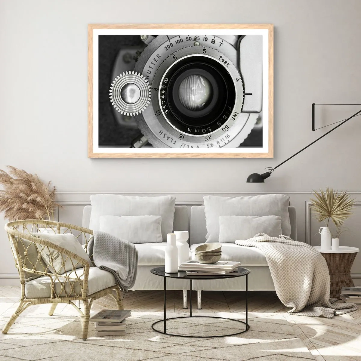 Affisch i ram av ljusek - En berättelse om Hollywood - 91x61 cm