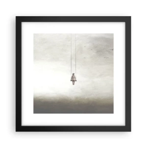 Affisch i svart ram - Barn i oss - 30x30 cm