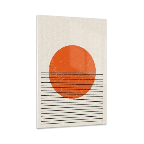 Glastavla - Bild på glas - Alltid solen - 80x120 cm