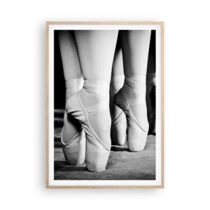 Affisch i ram av ljusek - Tillsammans, lätt - 70x100 cm