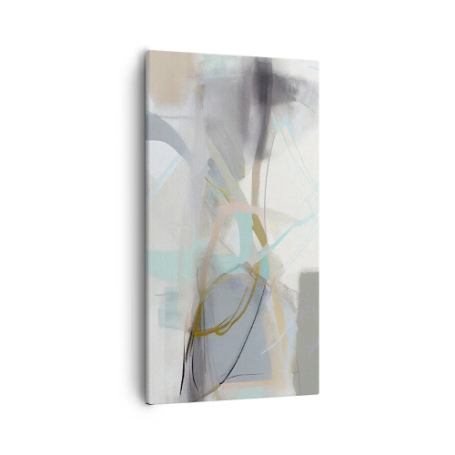 Canvastavla - Bild på duk - Dimmig abstraktion - 55x100 cm