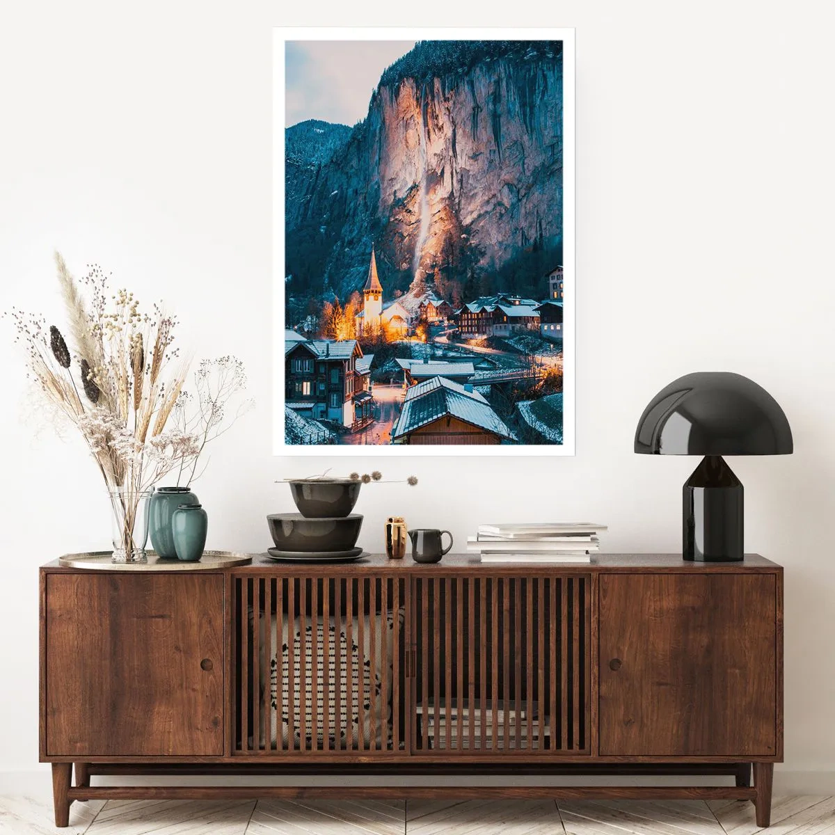 Affisch - Vinterns ljusa ande - 70x100 cm