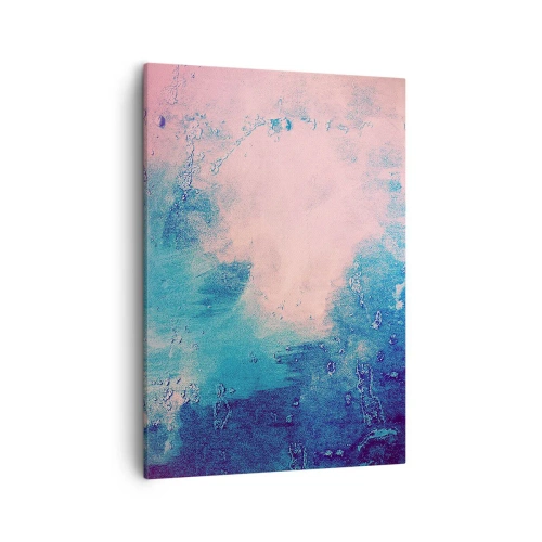 Canvastavla - Bild på duk - Blåa famnar - 50x70 cm