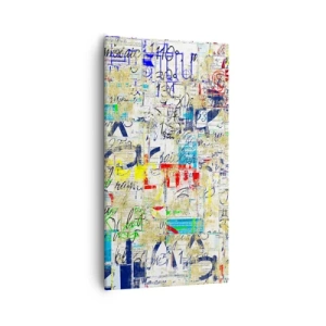 Canvastavla - Bild på duk - Helt enkelt gläder ögonen - 55x100 cm