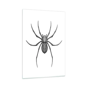 Glastavla - Bild på glas - Oroväckande precision - 80x120 cm