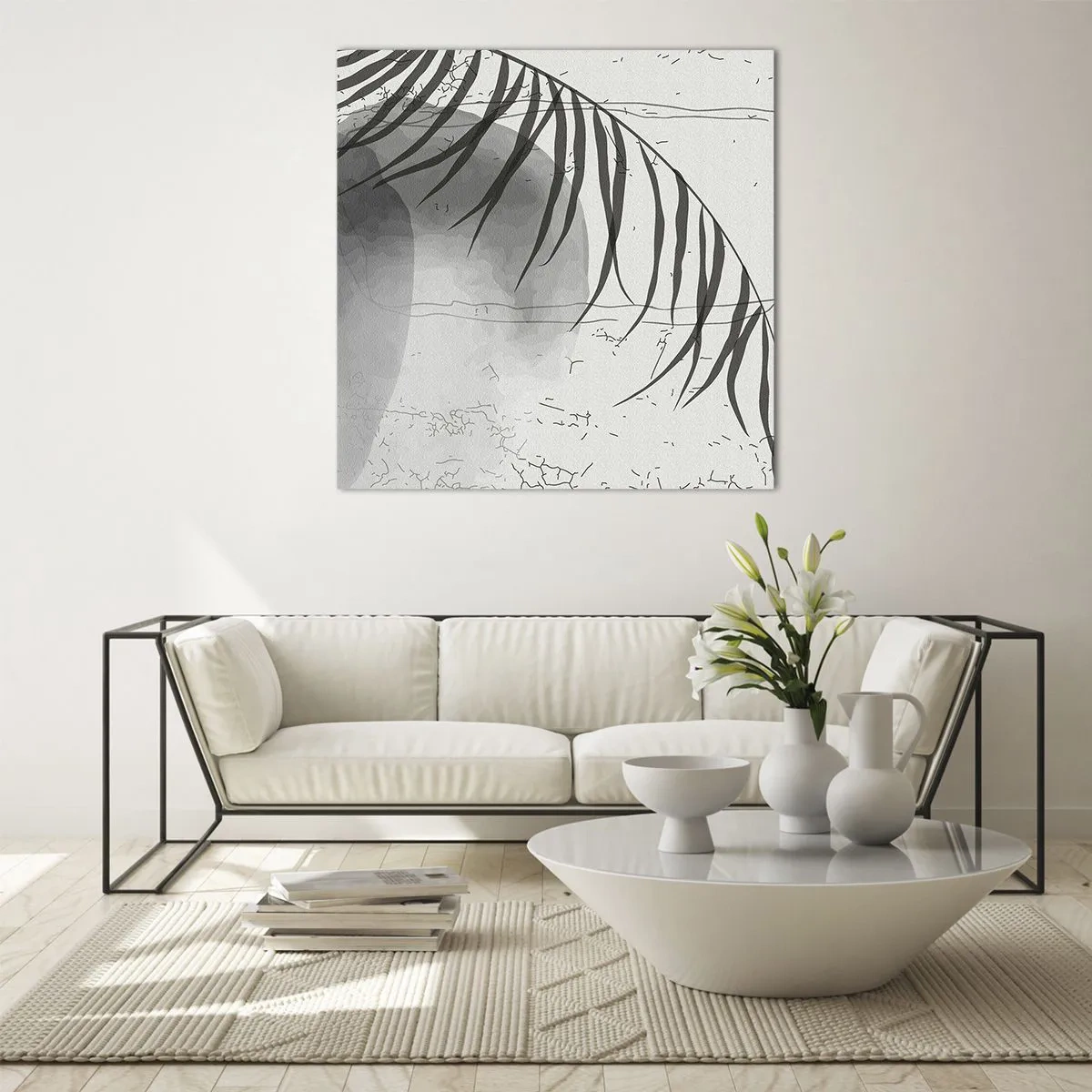 Glastavla - Bild på glas - Den subtila exotismen i naturen - 40x40 cm