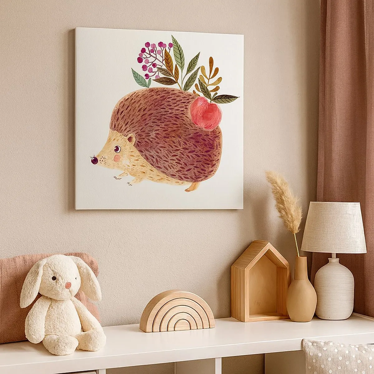 Canvastavla - Bild på duk - Och du gillar mig redan - 30x30 cm