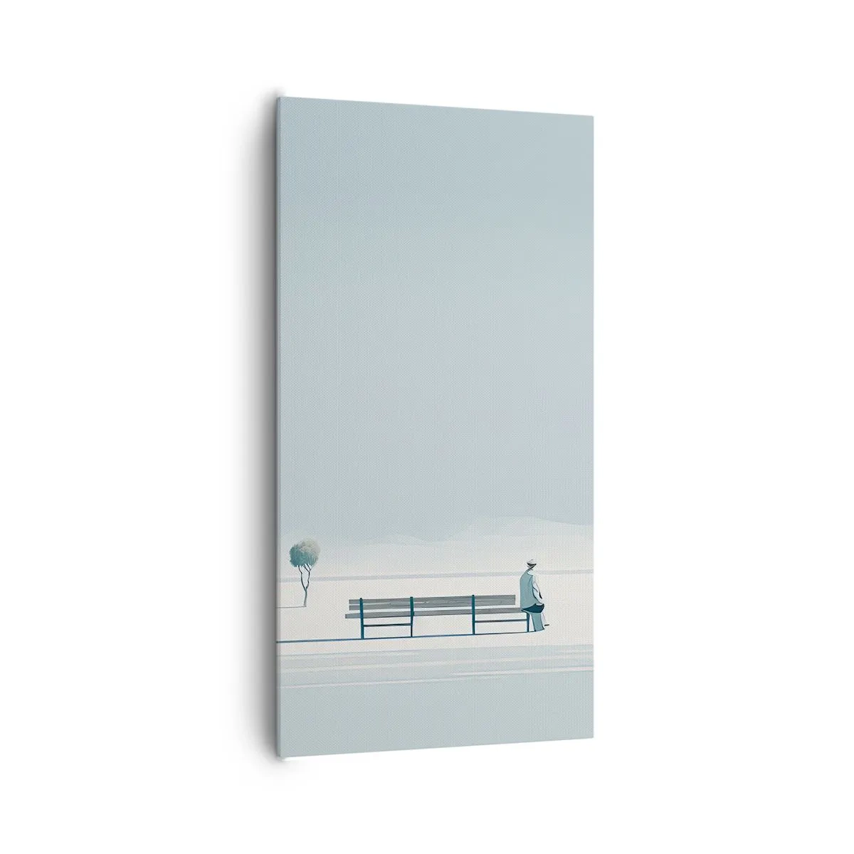 Canvastavla - Bild på duk - Ja, jag väntar. - 65x120 cm