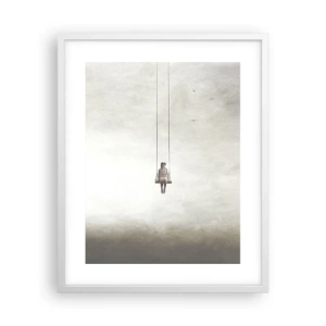 Affisch i vit ram - Barn i oss - 40x50 cm