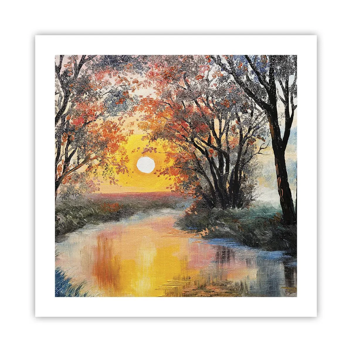 Affisch - Höststämning - 50x50 cm