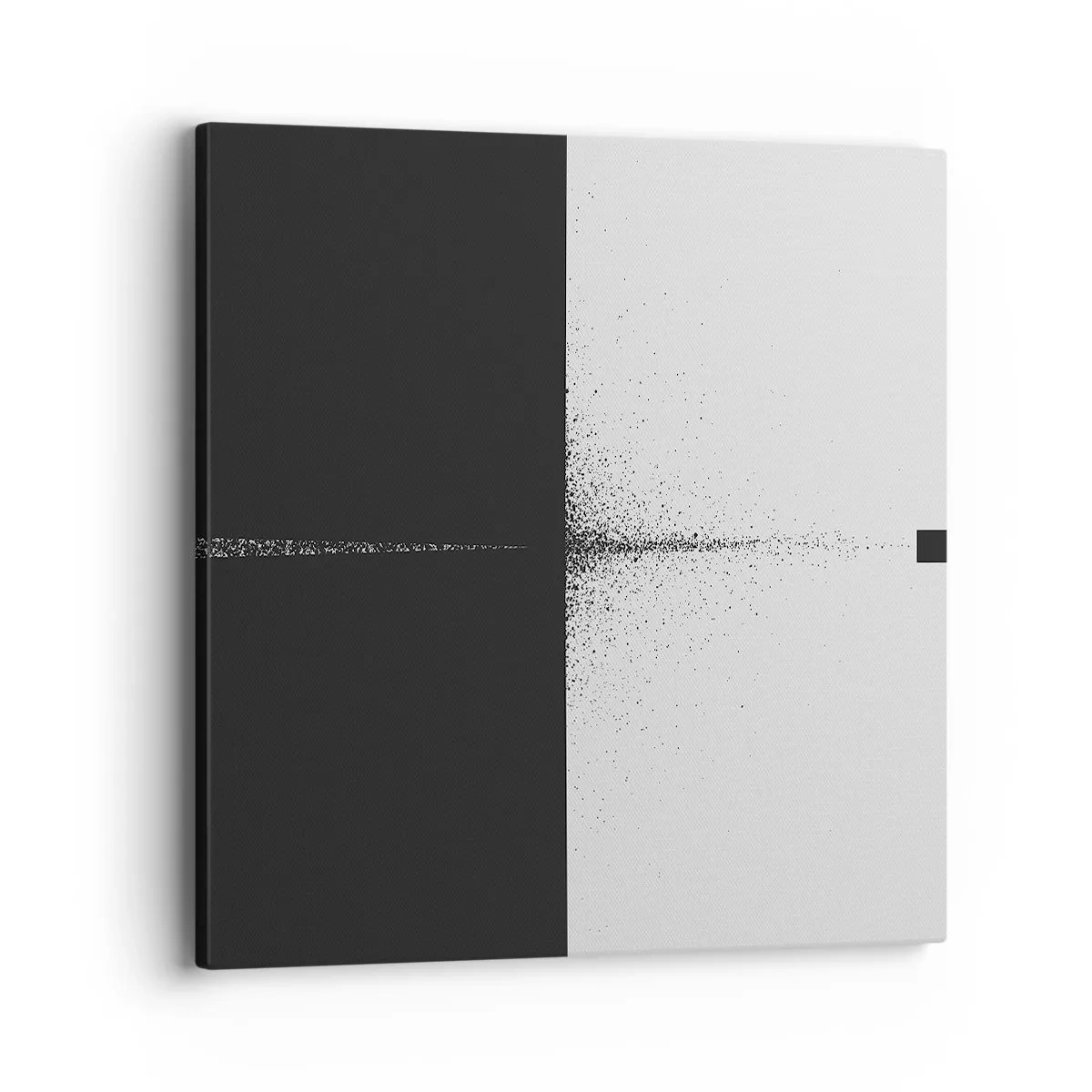 Canvastavla - Bild på duk - Rakt mot målet - 40x40 cm