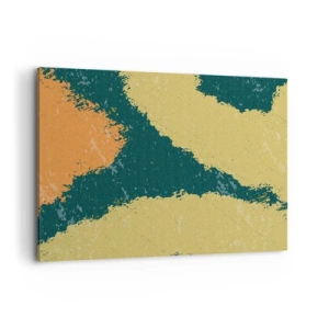 Canvastavla - Bild på duk - Abstraktion - i slow motion - 120x80 cm