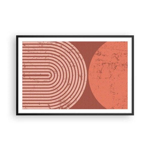 Affisch i svart ram - Nära relation - 91x61 cm