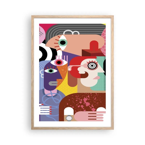 Affisch i ram av ljusek - Vi är från Picasso - 50x70 cm