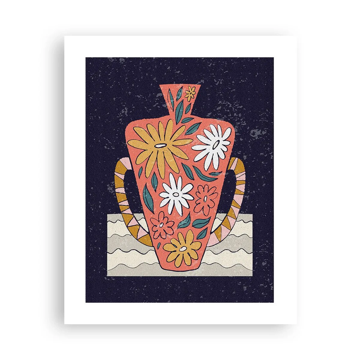 Affisch - Målad kanna - 40x50 cm