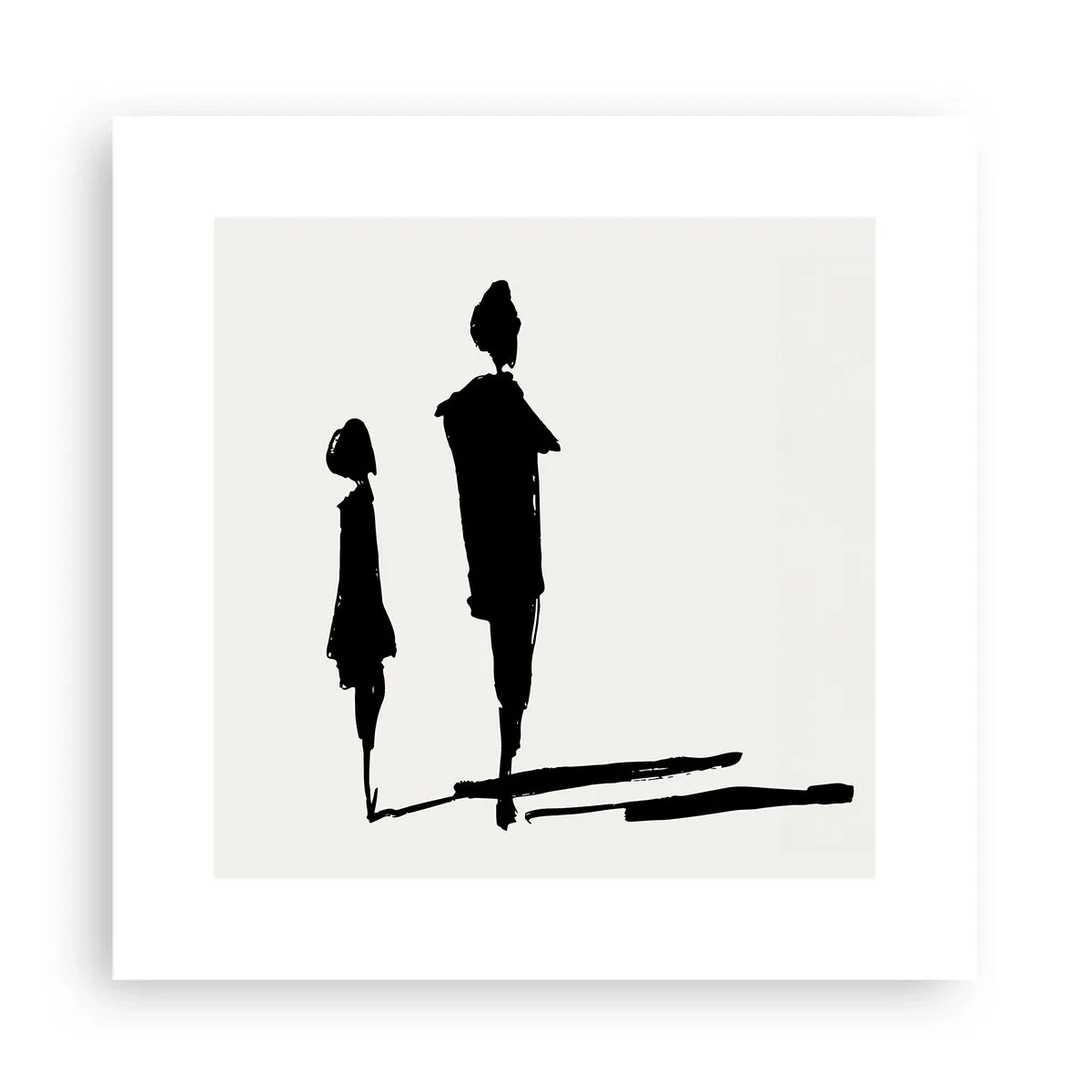 Affisch - Säkert tillsammans? - 30x30 cm