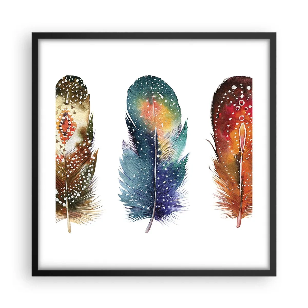 Affisch i svart ram - Ritualer, seder, hemligheter - 50x50 cm