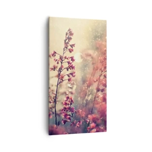 Canvastavla - Bild på duk - Hemlighetsfull trädgård - 55x100 cm