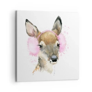 Canvastavla - Bild på duk - Kylan är inte längre skrämmande - 50x50 cm