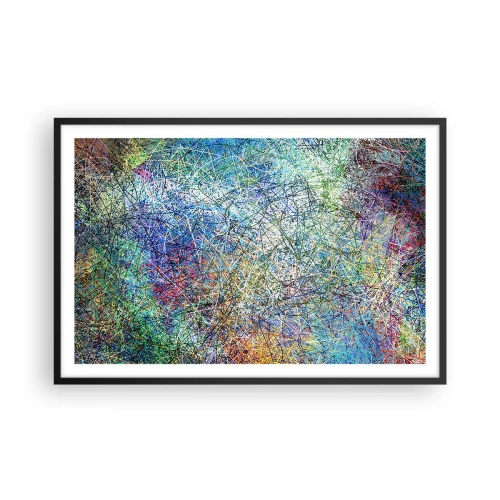 Affisch i svart ram - Det är inte så enkelt - 91x61 cm