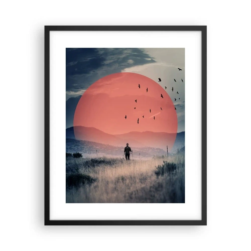 Affisch i svart ram - I sina essen - 40x50 cm