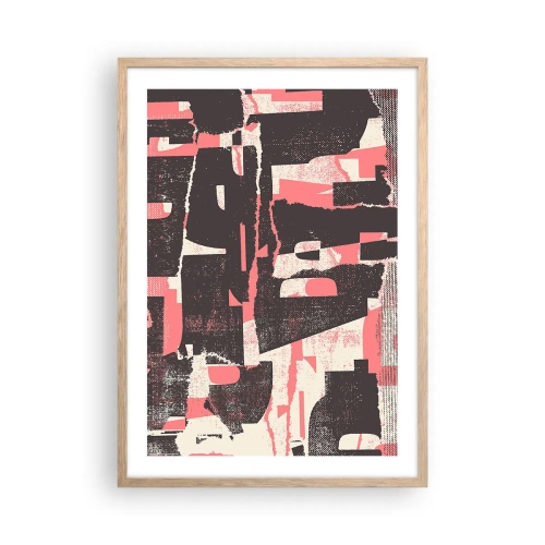 Affisch i ram av ljusek - Allt liv och rörelse - 50x70 cm