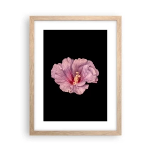 Affisch i ram av ljusek - Rakt till hjärtat - 30x40 cm