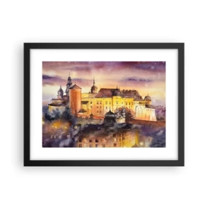 Affisch i svart ram - En historia och en berättelse - 40x30 cm