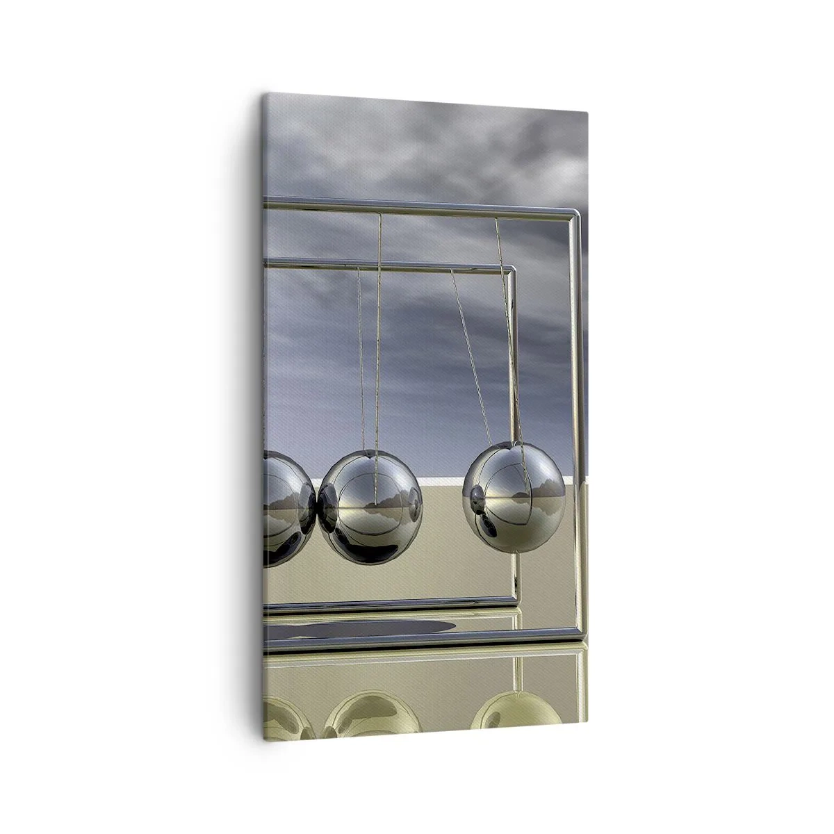 Canvastavla - Bild på duk - Ljusets energi - 45x80 cm