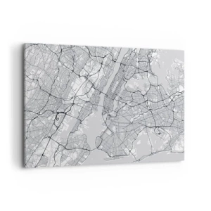 Canvastavla - Bild på duk - Metropolens anatomi - 100x70 cm