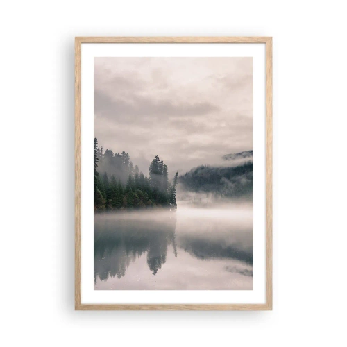 Affisch i ram av ljusek - I förundran, i dimman - 50x70 cm