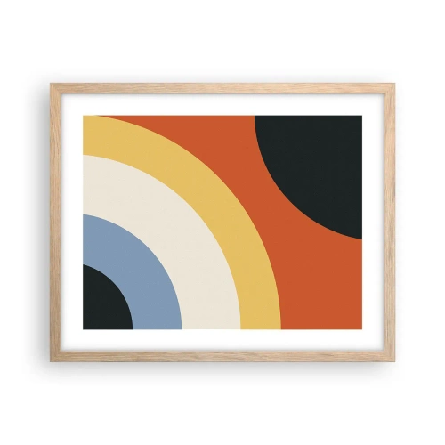 Affisch i ram av ljusek - Mot varandra - 50x40 cm