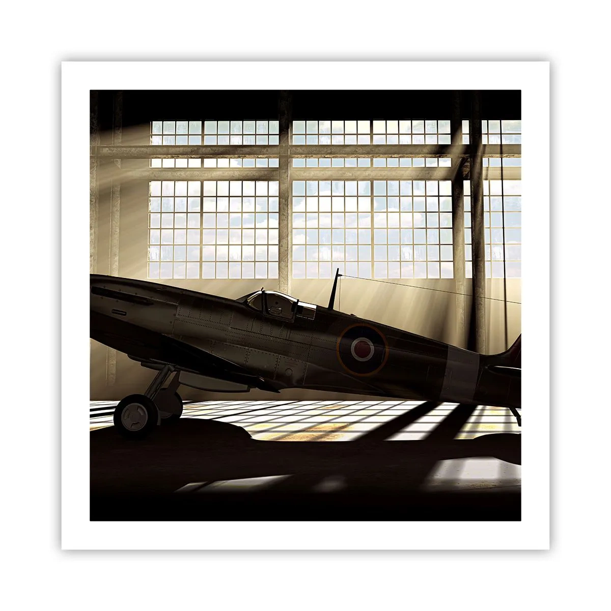 Affisch - Kämpens vila - 60x60 cm