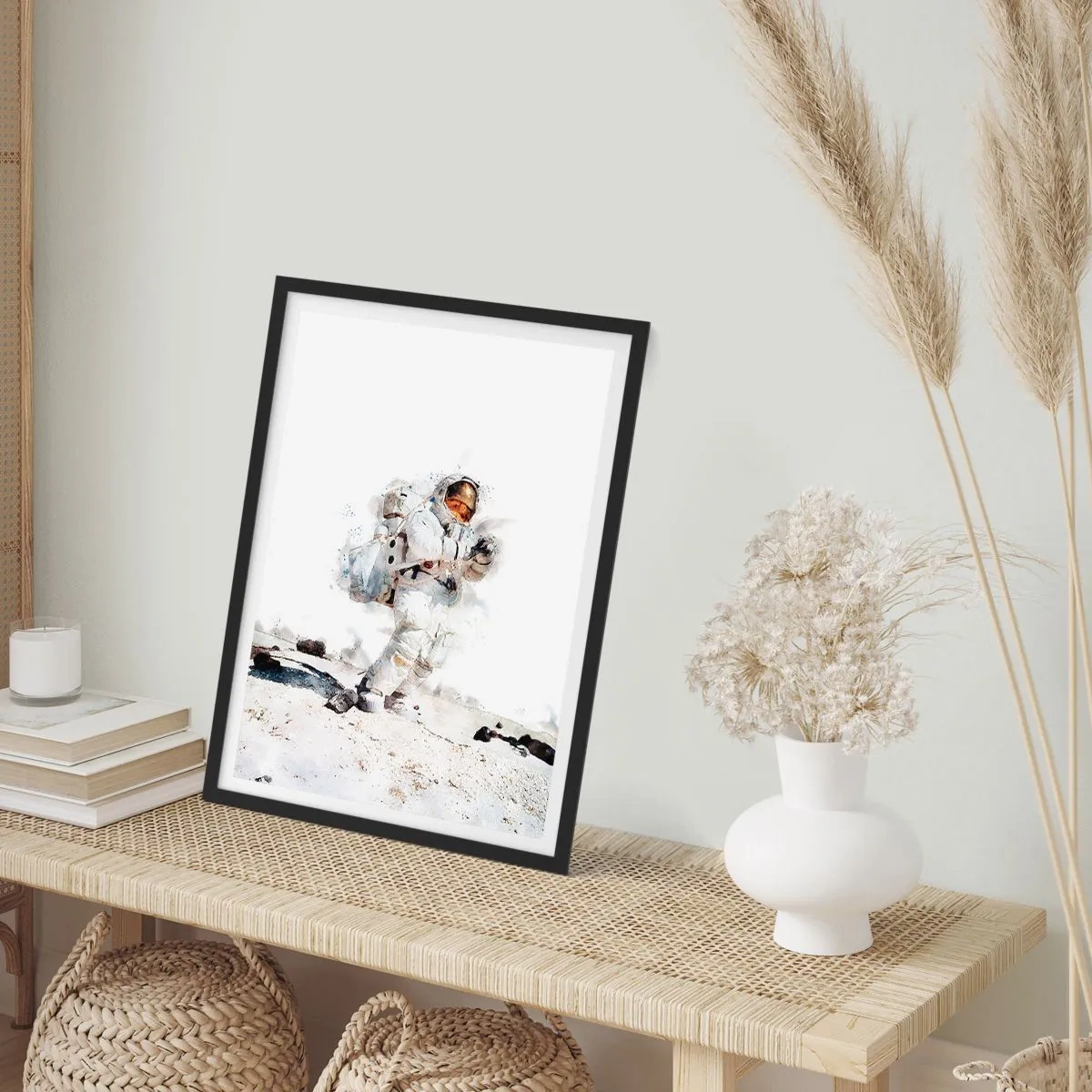 Affisch i svart ram - Jordens sändebud - 30x40 cm