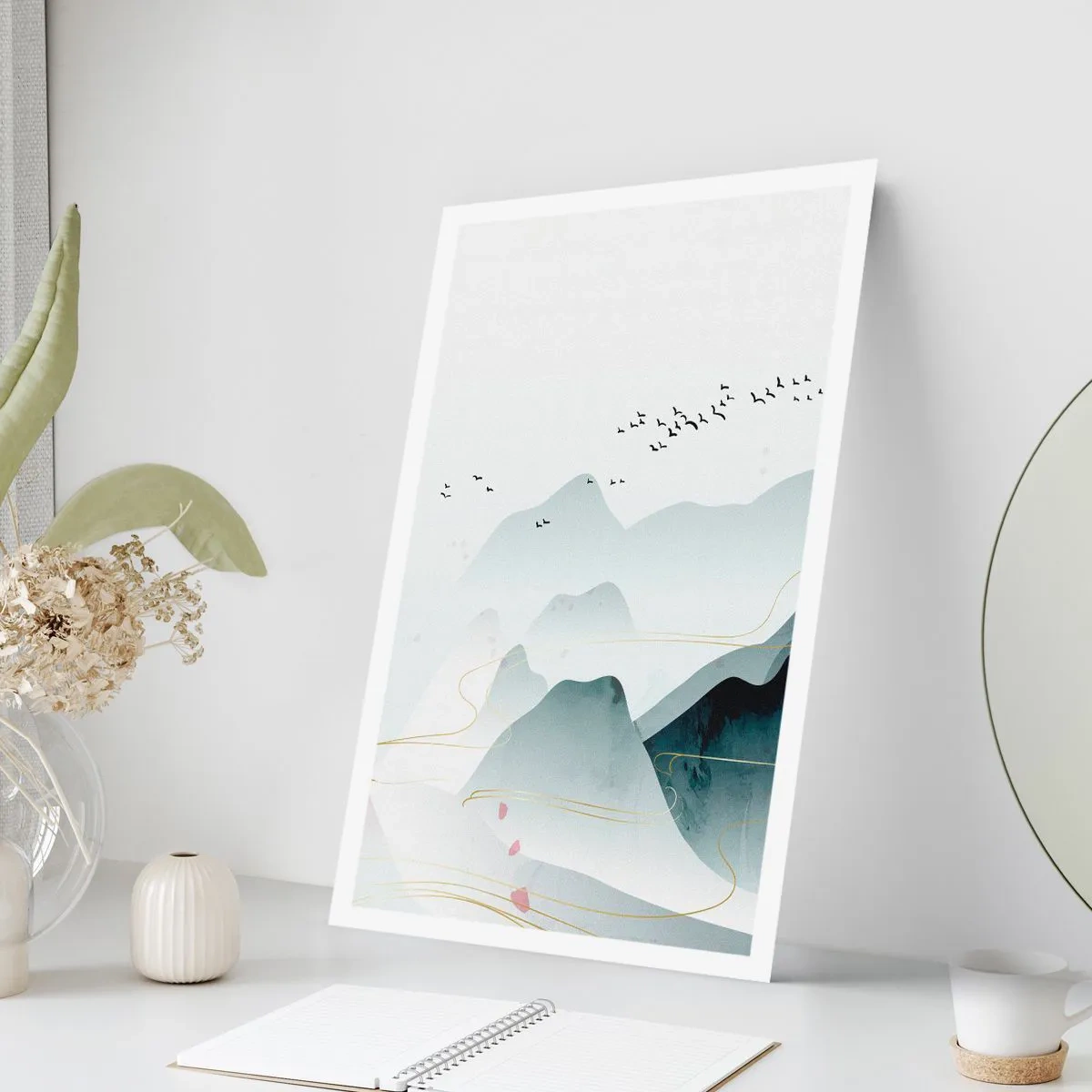 Affisch - Över topparna - 61x91 cm