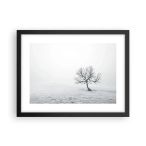 Affisch i svart ram - Mot intet - 40x30 cm