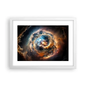 Affisch i vit ram - Början - 40x30 cm