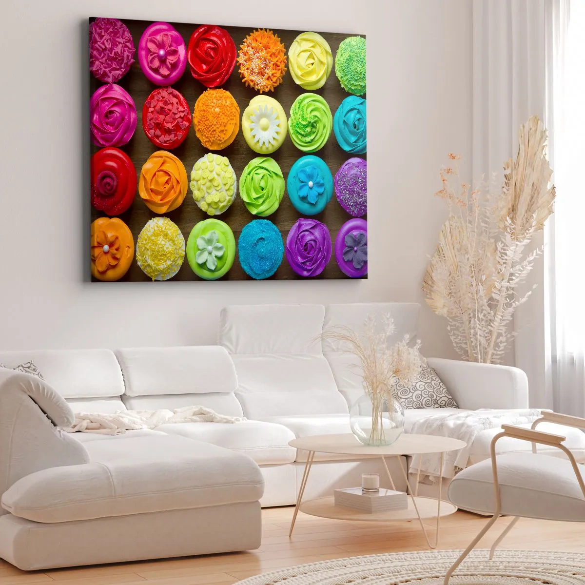 Canvastavla - Bild på duk - Alla olika - alla goda - 100x70 cm