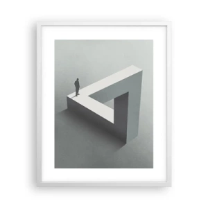 Affisch i vit ram - Och ändå möjligt - 40x50 cm