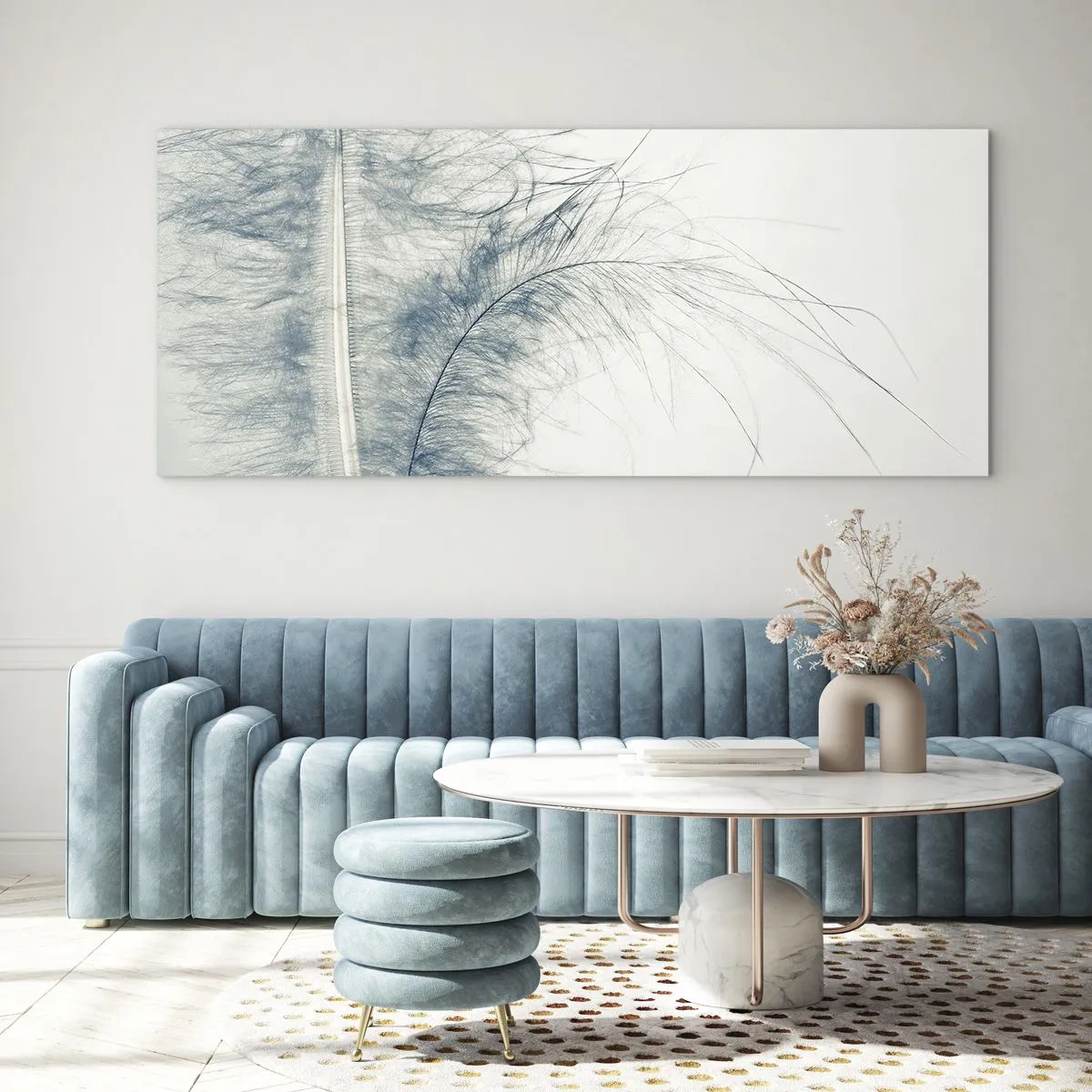 Glastavla - Bild på glas - Naturens viskningar - 120x50 cm